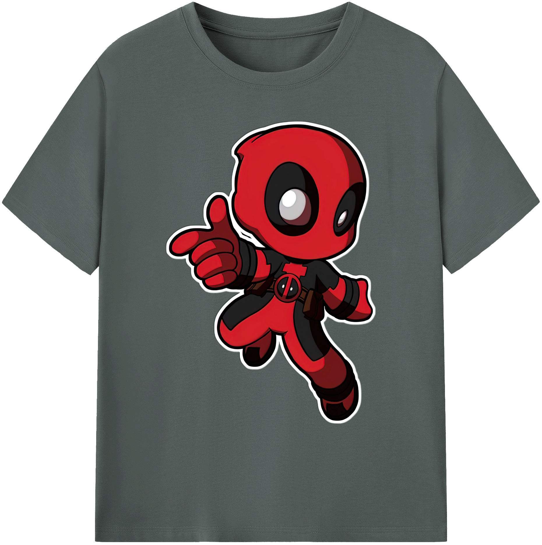 （画像用） Deadpool デッドプール 綿100％ メンズ半袖Tシャツ｜肌触りやわらか＆通気性